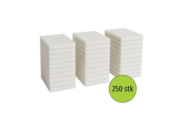 Hvide Slibesvampe 120x98x12 Mm - 250 Stk Korn P120