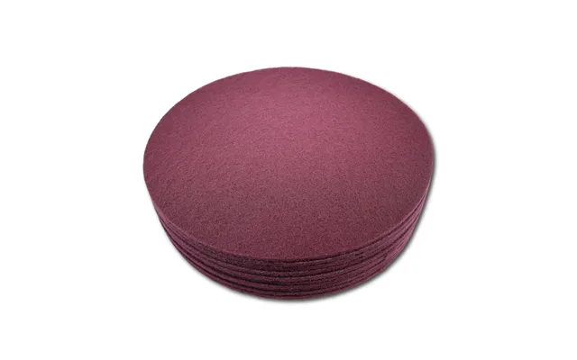 Maroon Gulvslibe Pad 410mm - 5 Stk Pakke