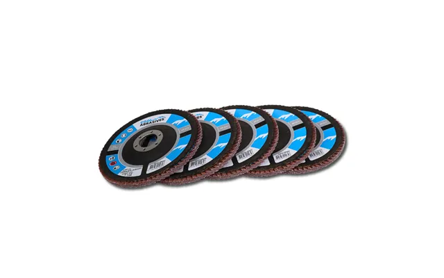 Ø125mm Keramiske Lamelflapskiver Cool Flap Disc - 5 Stk. Korn P40