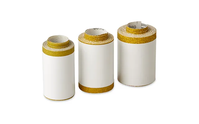 Sandpapir På Rulle - 3 Stk Pakke P80, P120 & P180