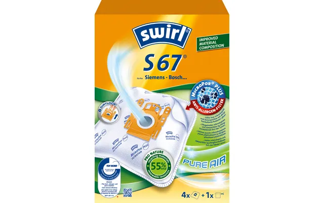 Swirl Støvsugerposer S67 - Til Siemens Og Bosch