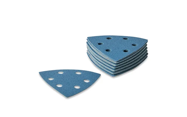 Trekantslibeark 90x90x90mm - Cool Blue 25 Stk Korn P40