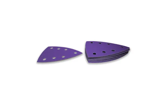 Trekantsslibeark 100x150mm 25 Stk. - Cool Violet Korn P60
