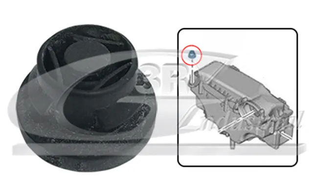 3rg Holder - Luftfilterhus 83268 Oppe For Peugeot