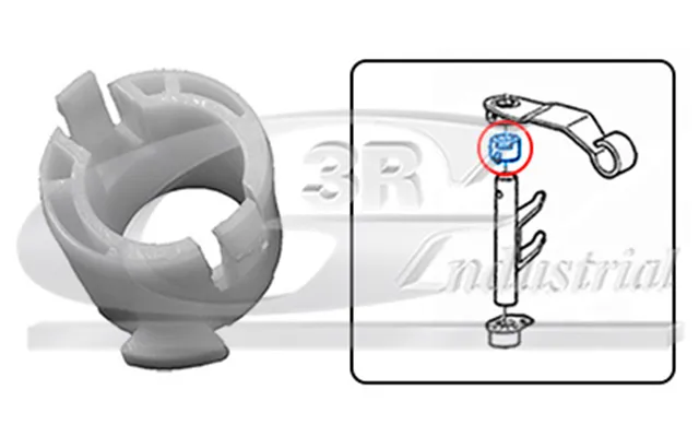 3rg Udrykkergaffel - Kobling 22213 For Peugeot