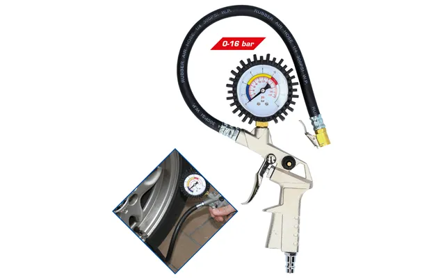 Brilliant Tools Dæktryktester -fylder Bt691019
