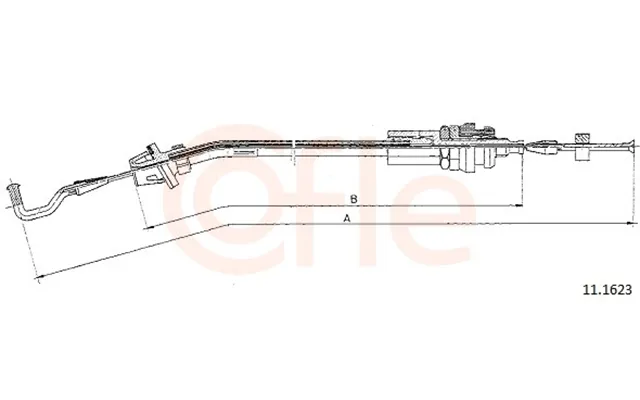 Cofle Gaskabel 111623 For Bmw