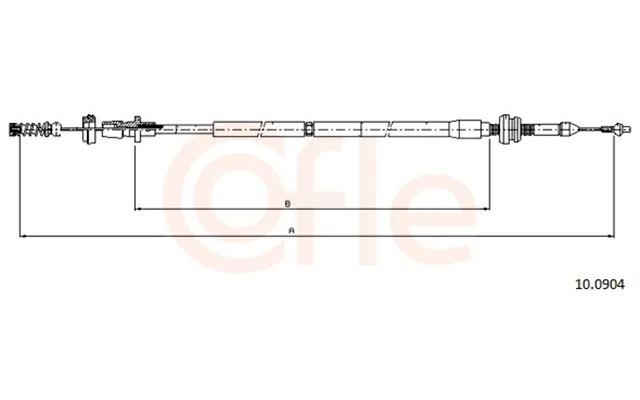 Cofle Gaskabel 92100904 For Vw Vag