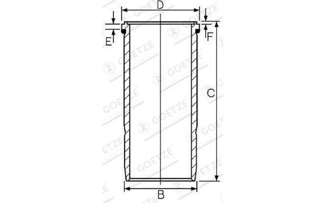 Goetze Engine 1545935000 133,82mm