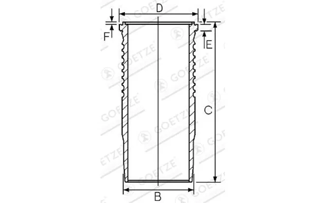Goetze Engine 1567762000 133,82mm