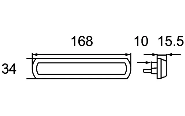 Hella Sidemarkeringslys 2ps013300091 Led Højre