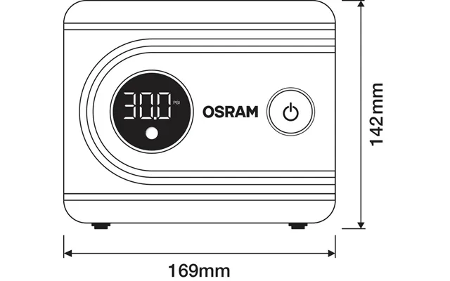 Osram Dæktryktester -fylder Oti612esn