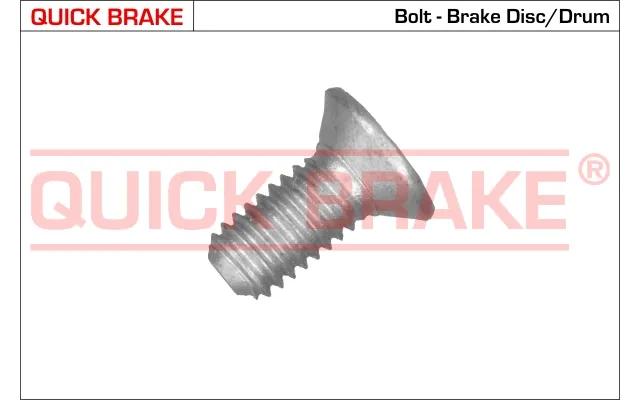 Quick Brake Skrue - Bremseskive 11671 For Peugeot Ford Opel Fiat Honda Porsche Suzuki Vw Smart