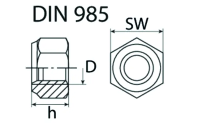 Swgautomotive Sikringsmøtrik 368425