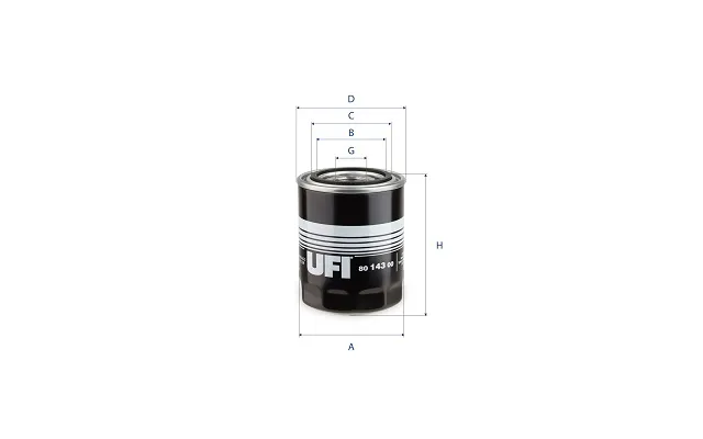 Ufi Filter - Arbejdshydraulik 8014300