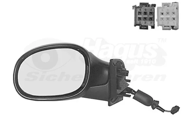 Van Wezel Sidespejl 0925817 Venstre For Citroën Peugeot