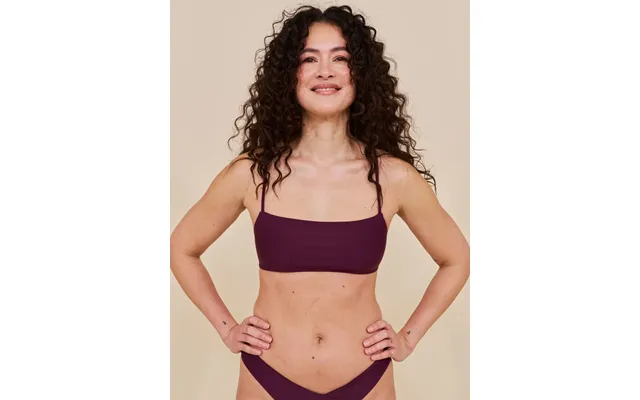 Sanur Bandeau Justerbar Bikini Top - Deep