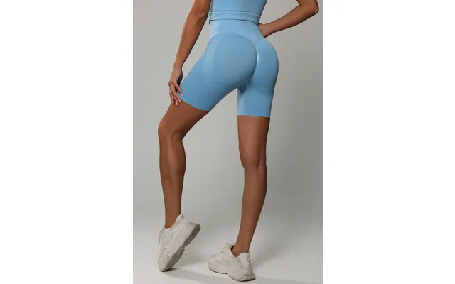Bodycurve Scrunch Shorts - Skyblue
