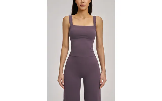 Pureline 2-i-1 Top - Eggplant