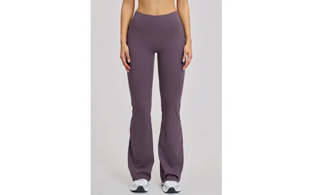 Pureline Flare Tights - Eggplant