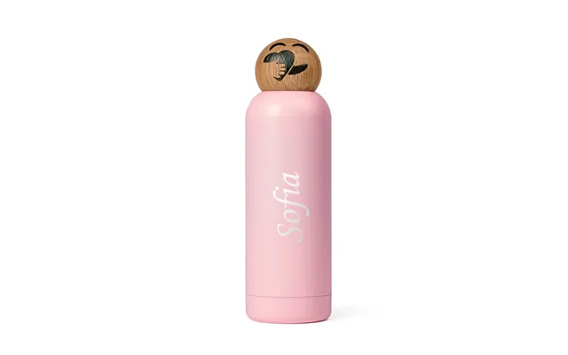 Care Vandflaske Med Navn - Pink Spring Copenhagen