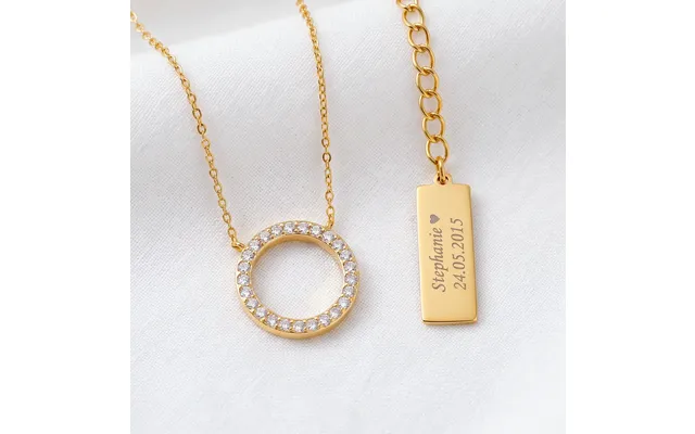 Halo Halskæde - 18k Fg Cc Jewellery