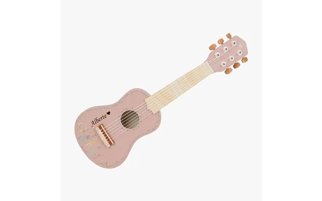 Legetøjsguitar Pink Safari Friends Little Dutch