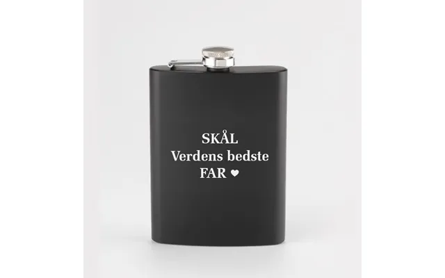Lommelærke I Sort Med Gravering
