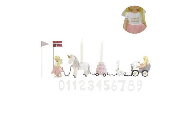 Prinsesse Fødselsdagstog Med Navn - Pige Kids By Friis