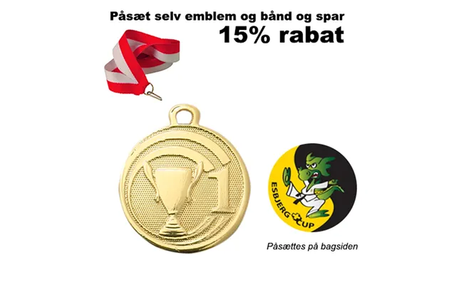 Saml-selv Medaljepakke Med 100 Medaljer - Me088, 45mm 15% Pr