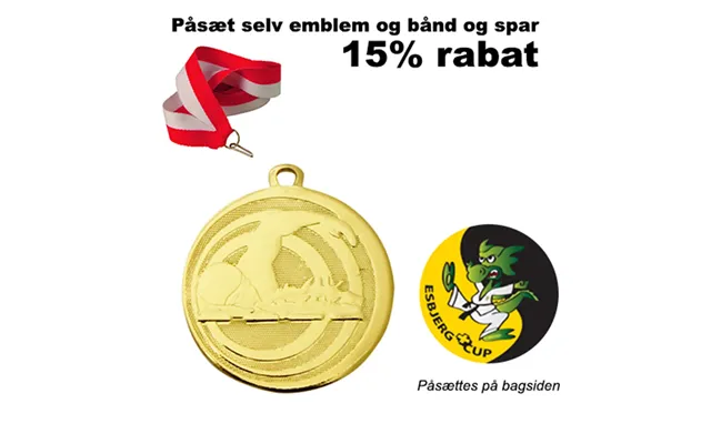 Saml-selv Medaljepakke Med 100 Medaljer - Me091, 45mm 15% Pr