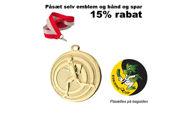 Saml-selv Medaljepakke Med 100 Medaljer - Me092, 45mm 15% Pr