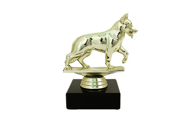 Schæferhund Statuette Højde 14cm