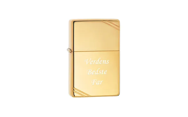 Zippo Lighter - Vintage High Polished Brass