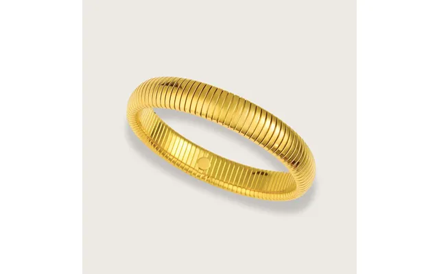 Béa Chunky Bangle Guldbelagt