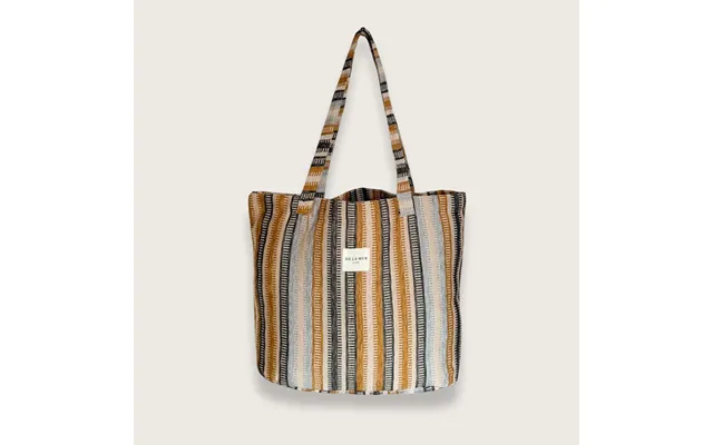 Lavigny - Stor Tote Bag Med Stribet Mønster