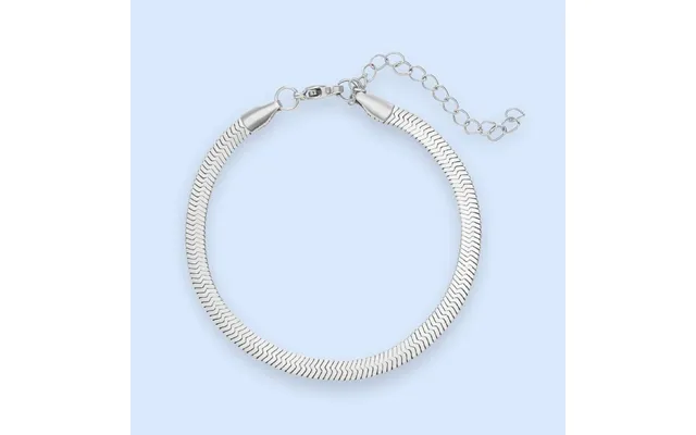 Zoé Flat Snake Chain Armbånd - 4mm