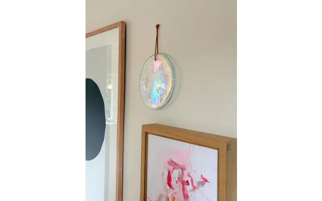 Murano Glasophæng Opal 15 Cm Opal