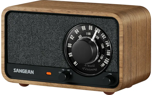 Sangean Wr-8 Genopladelig Retro Radio