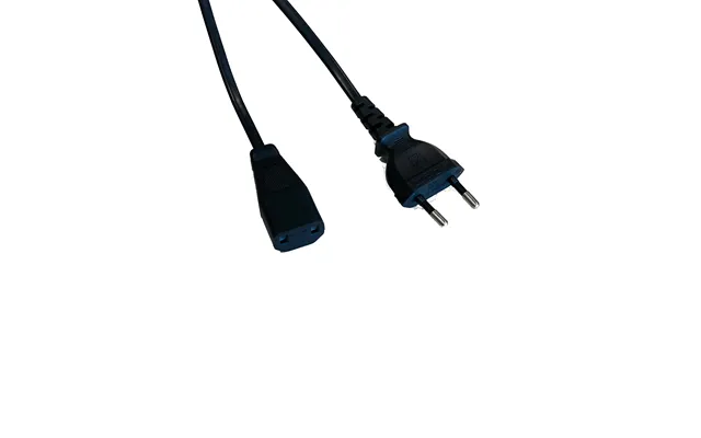 Strømkabel Iec320-2 Eu 230v Sort