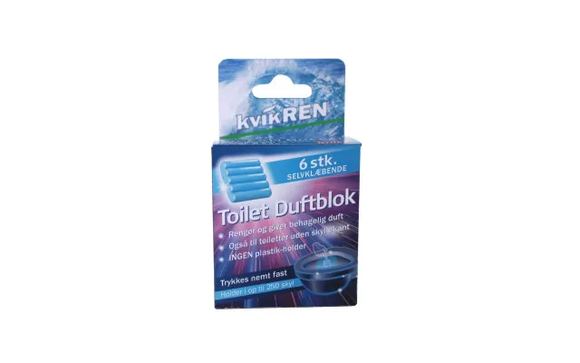 Toilet Duftblok Gel 6 Stk. Kvikrenâ