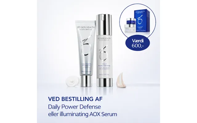 Få En Getting Skin Ready I Gave Ved Bestilling Af Daily Power Defense Eller Illuminating Aox Serum - Jeg Vil Gerne Købe 
