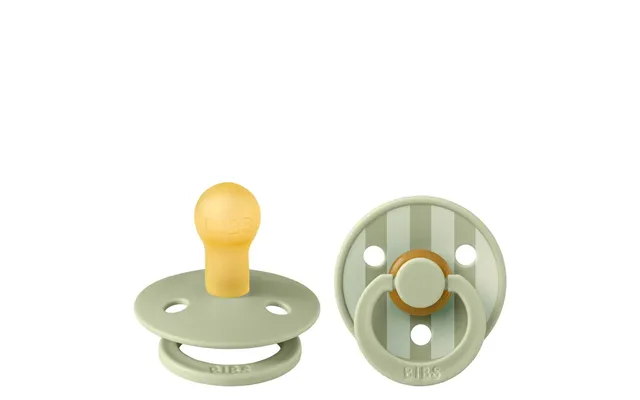 Bibs Pacifier Colour Latex Studio Collection Pin Sage Mix Size 1