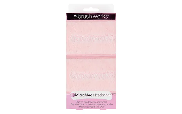 Brushworks Microfibre Headband Duo 2pcs