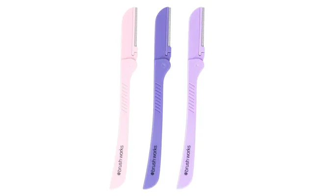 Brushworks Precision Eyebrow Razor 3 Pcs