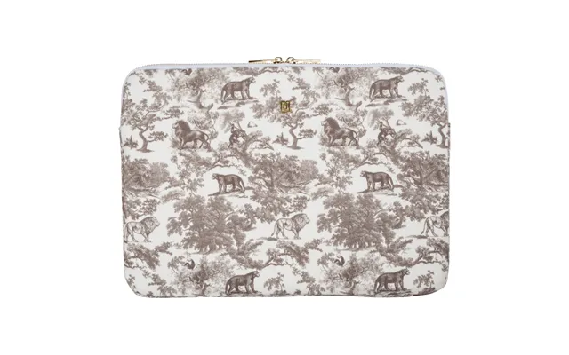 Dark Velvet Mac Cover Warm Taupe Savannah Pattern