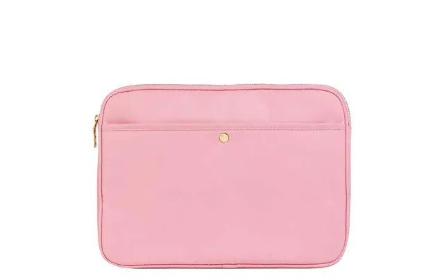 Fan Palm Soft Pink Nylon Laptop Sleeve