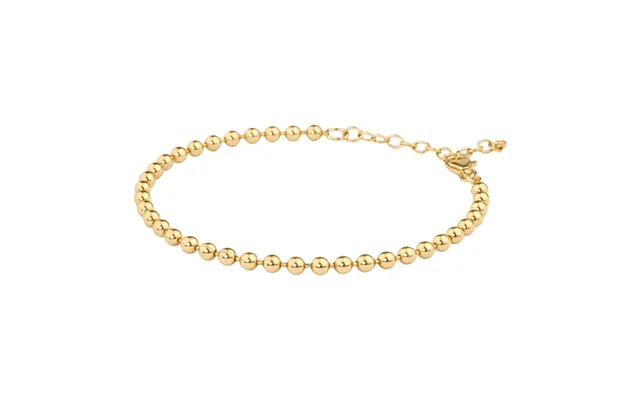 Snö Of Sweden Steel Ball Chain Anklet Plain Gold Onesize