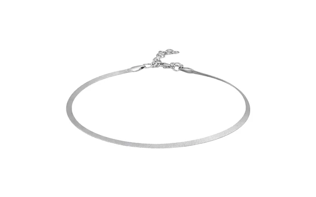 Snö Of Sweden Steel Paris Anklet Plain Silver Onesize