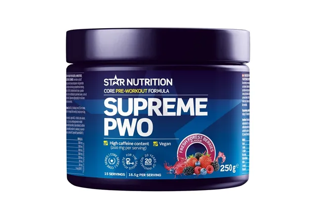 Star Nutrition Supreme Pwo Fresh Forest Berry 250g